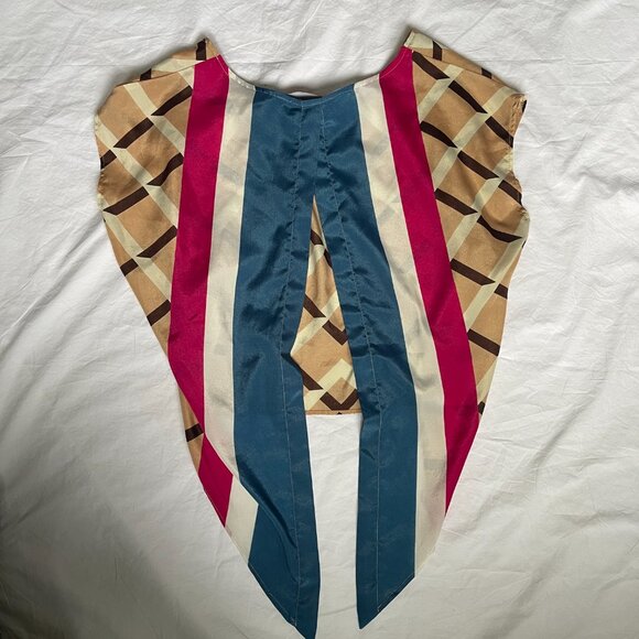 Akira Chicago Red Label, split back top, size S, multi colored - Picture 2 of 4